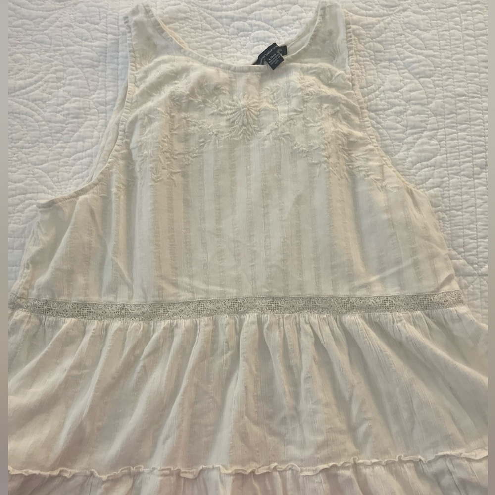 American Eagle Embroidered Sleeveless Short